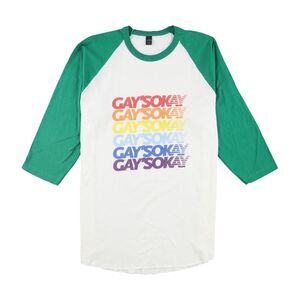 Tags Weekly Mens Gay's Okay Graphic T-Shirt, NWT